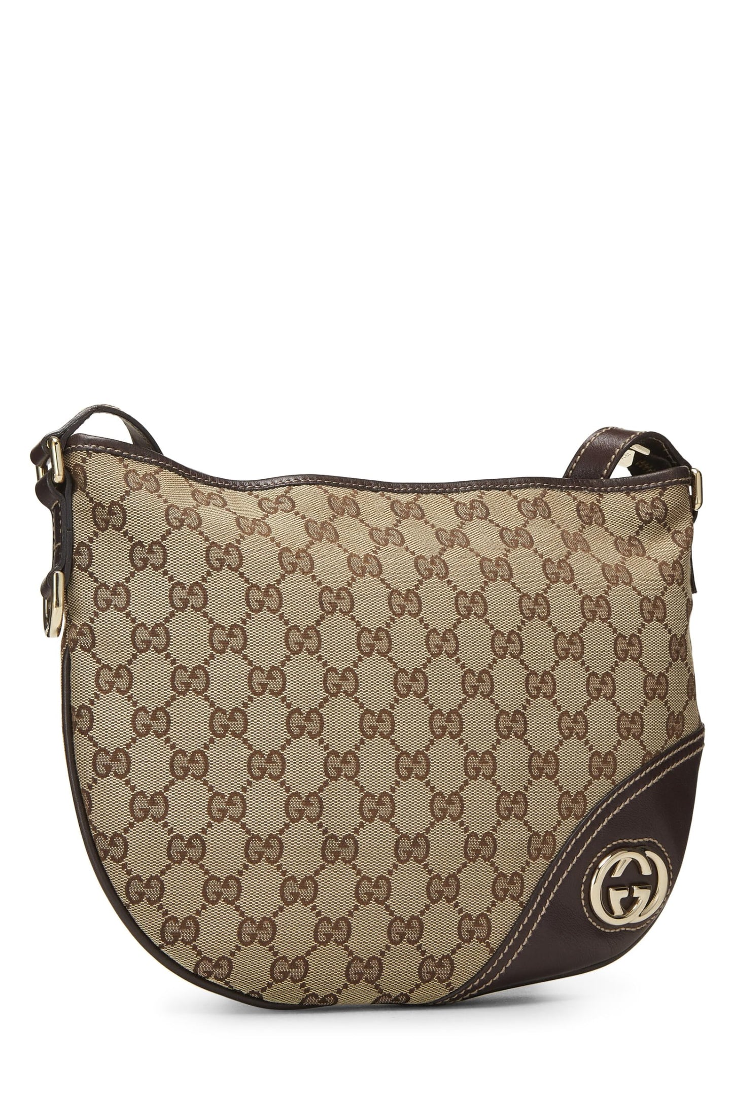 Gucci, Original GG Canvas Britt Messenger, Brown