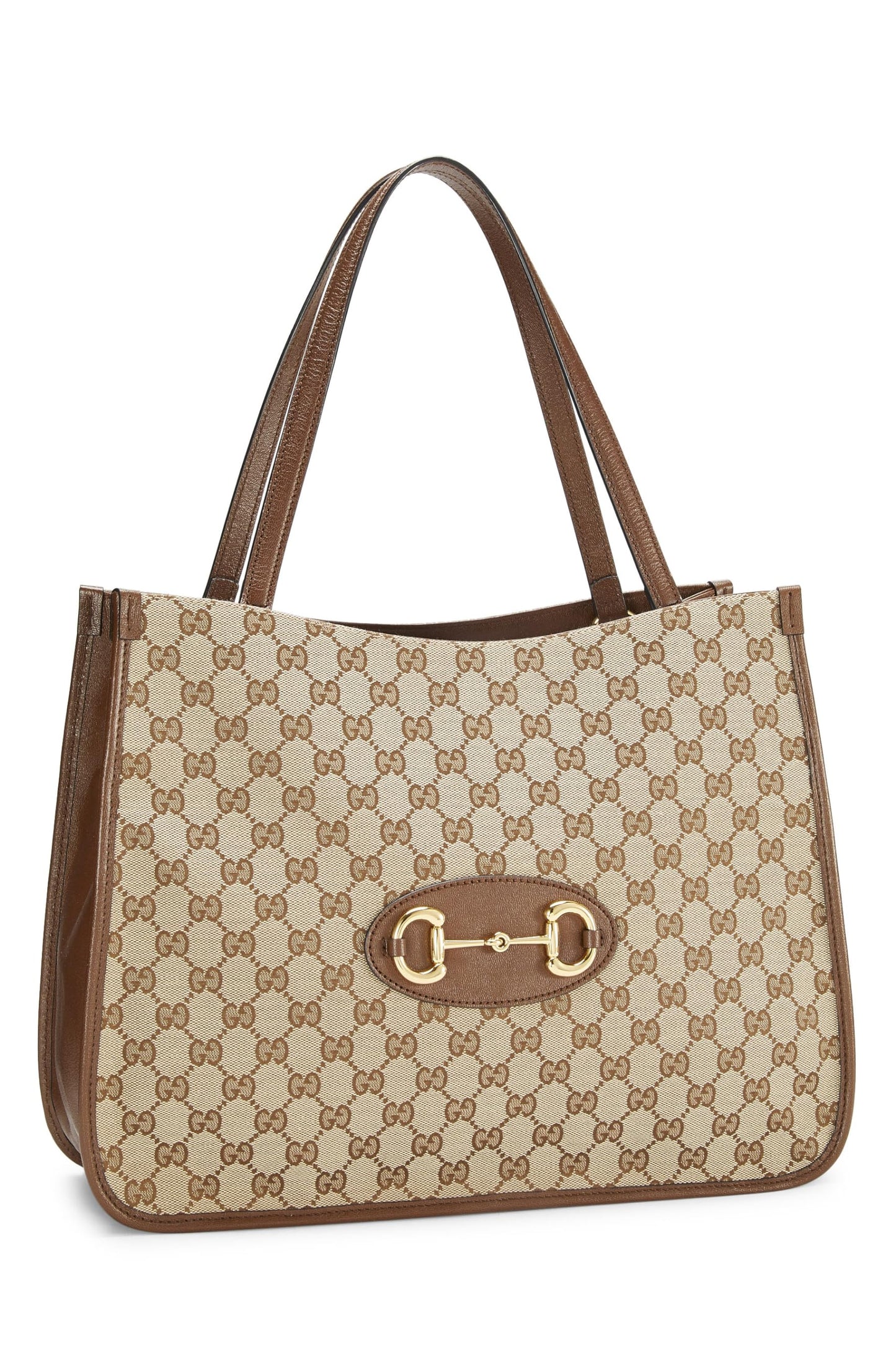 Gucci, Original GG Canvas Horsebit 1955 Tote, Brown
