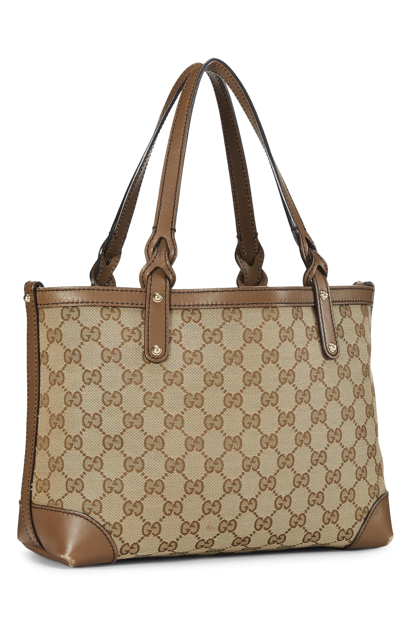 Gucci, Brown Original GG Canvas Craft Tote, Brown
