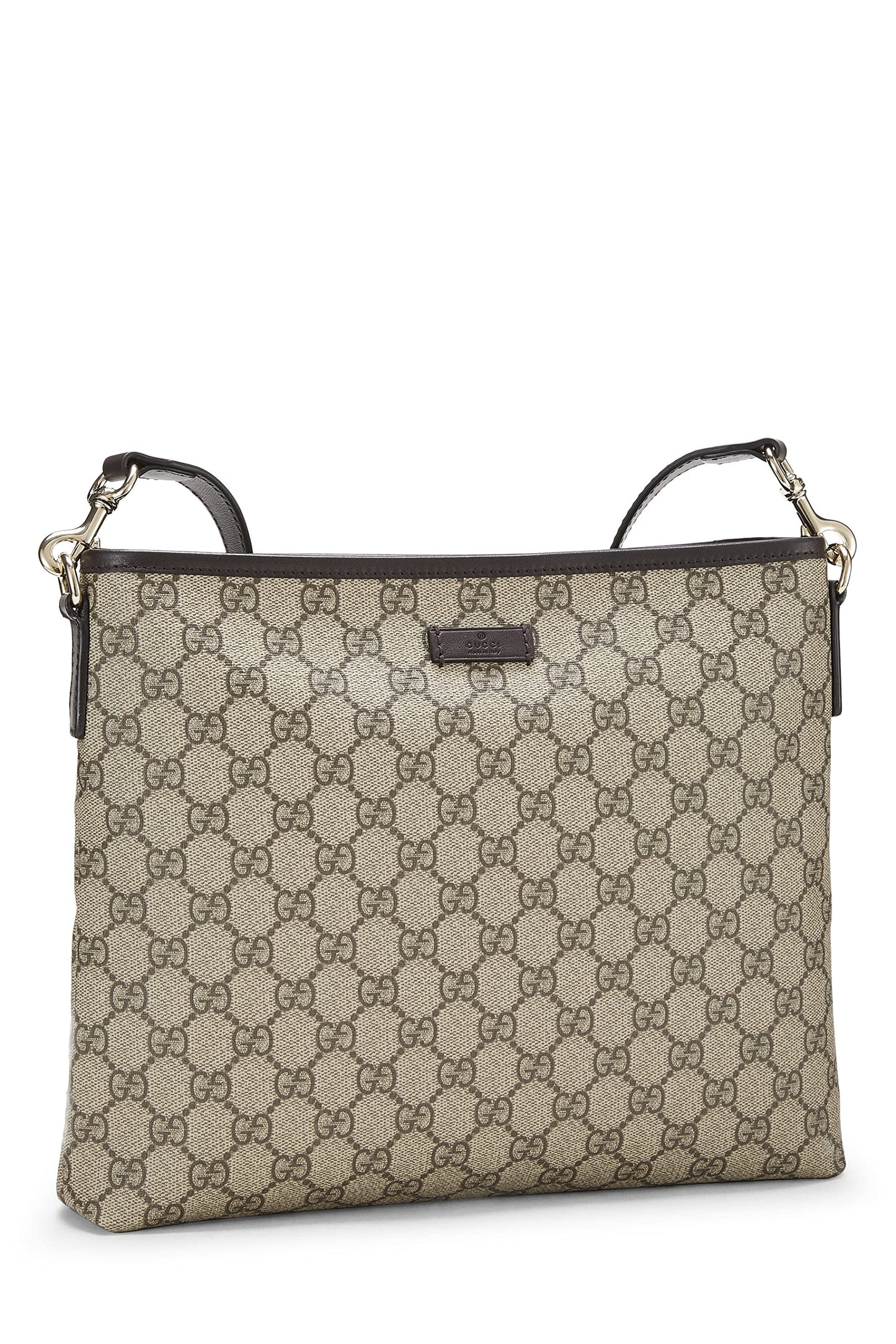 Gucci, Original GG Supreme Canvas Flat Messenger, Brown