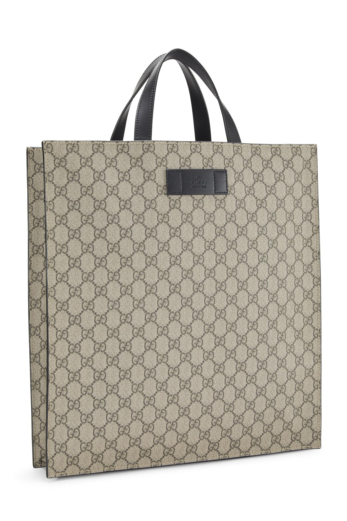 Gucci, Original GG Supreme Canvas Vertical Tote, Black