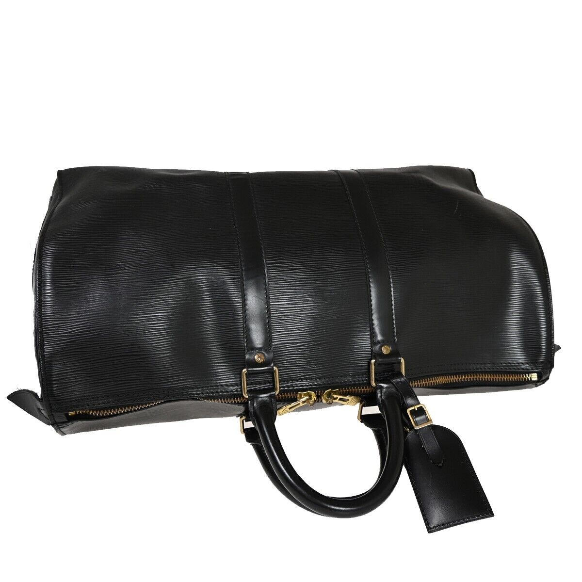 Louis Vuitton Keepall 50 Leather Travel Bag ()