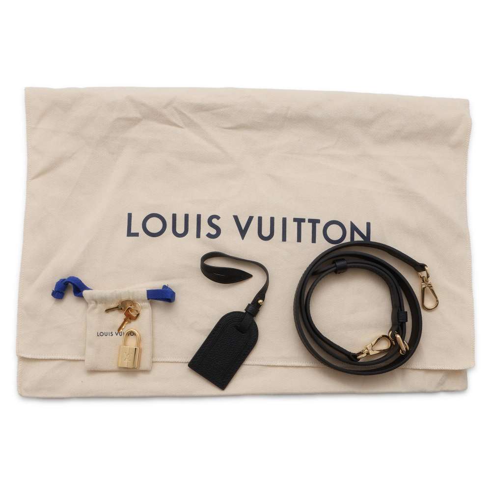 LOUIS VUITTON Petit Palais Noir M58916 Monogram Empreinte Leather Size PM