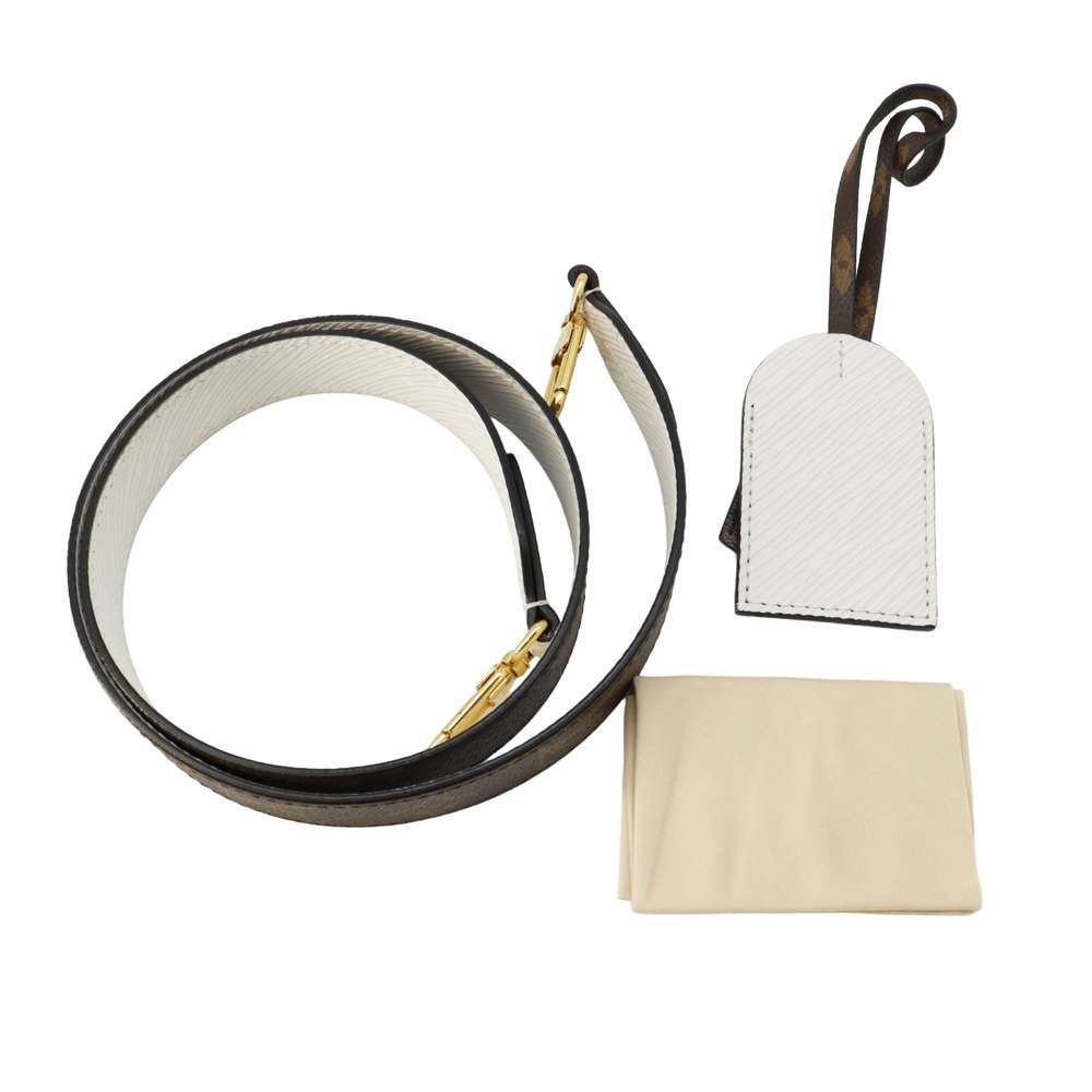 LOUIS VUITTON Spring street Noir/White M90375 Monogram Monogram Vernis Leather Epi Leather Size PM