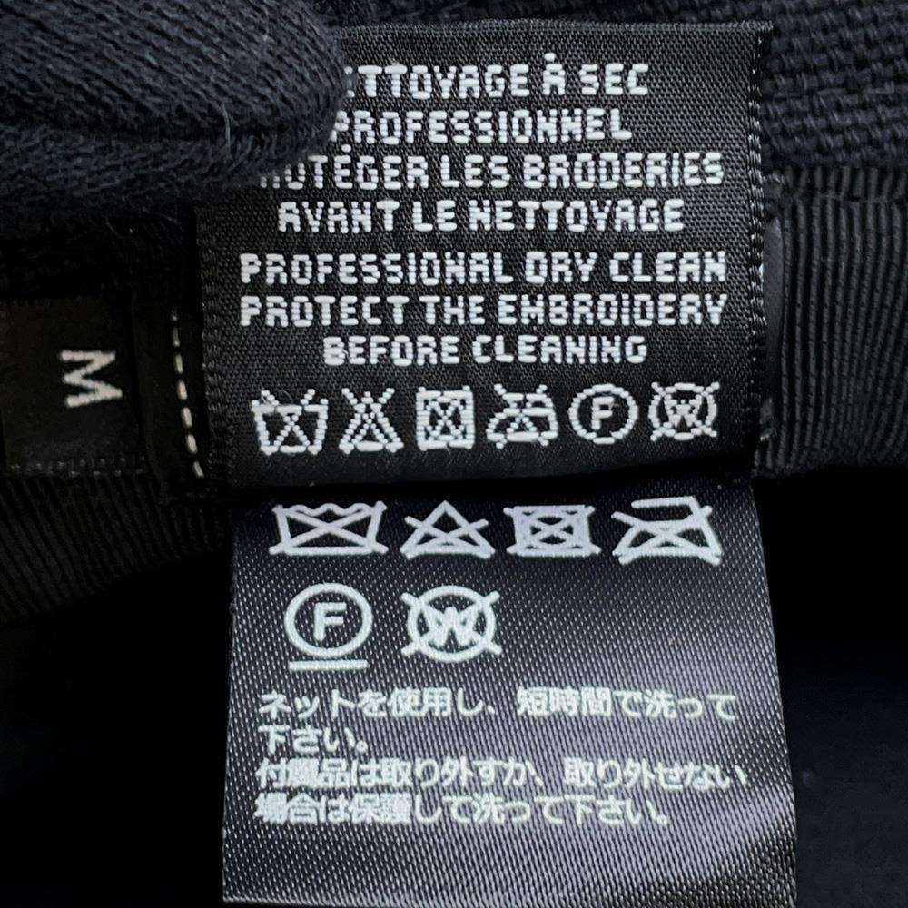 CHANEL logo bucket hat Size M Black/MulticolorAA9703 Cotton100%