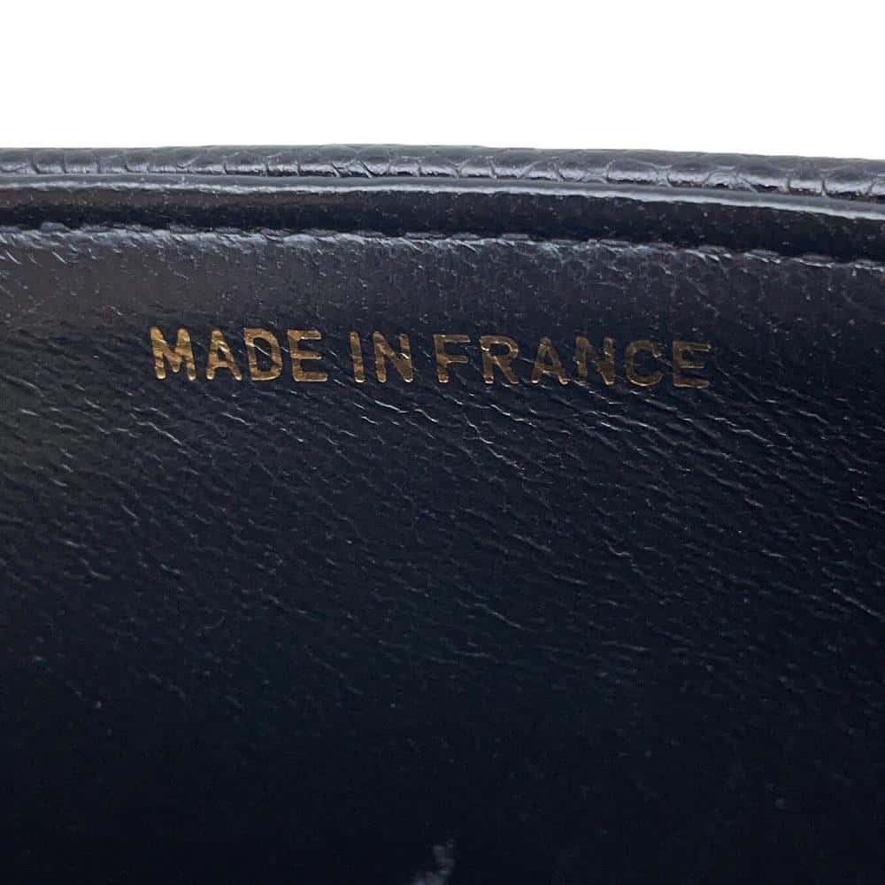CHANEL Mademoiselle Handbag Black Caviar Leather