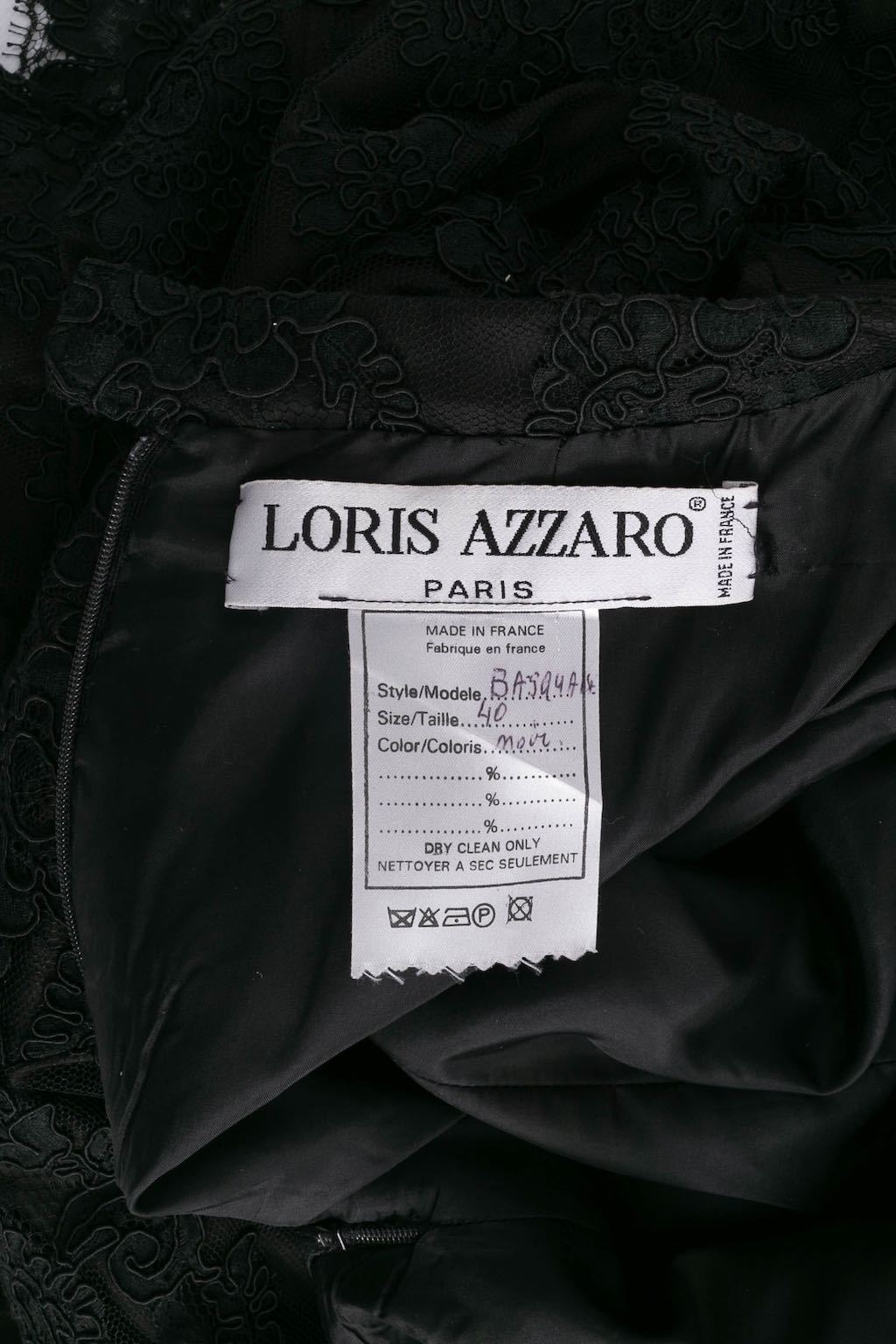 Ensemble en guipure Loris Azzaro