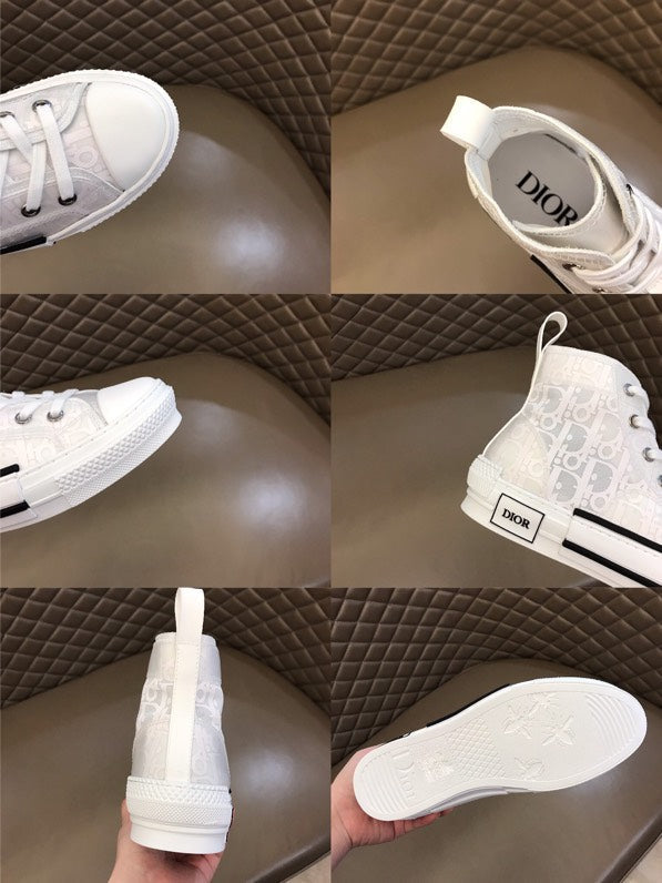 GLM - DIR B23 White HIGH-TOP SNEAKER