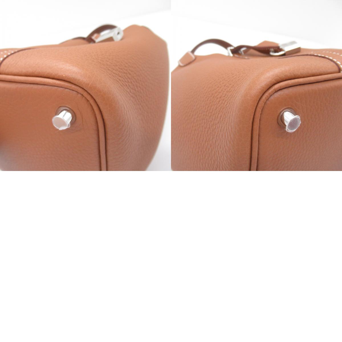 Hermes Picotin Lock PM G Handbag Handbag Handbag Leather ant Brown