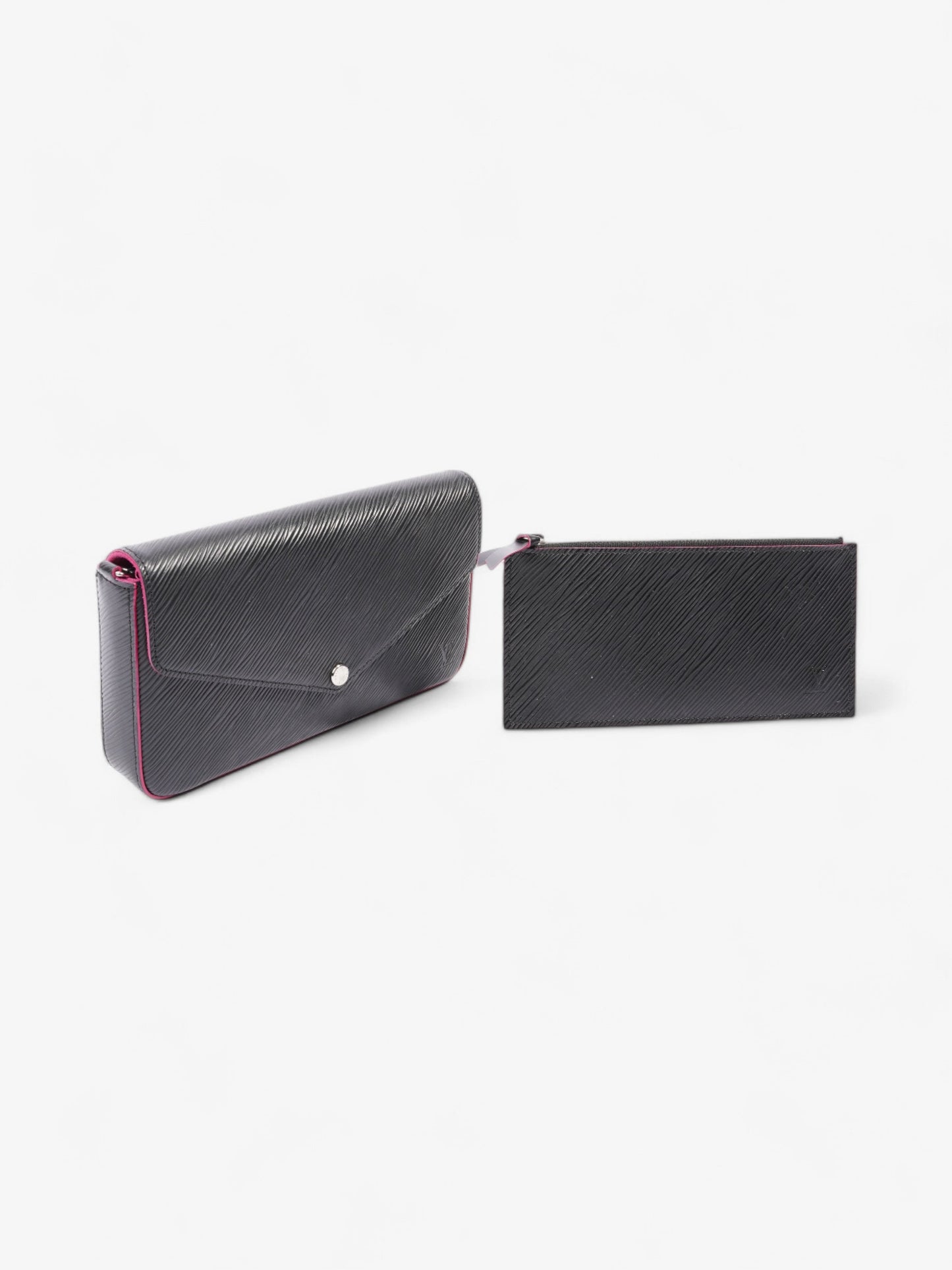 Louis Vuitton Pochette Felicie Black Epi Leather