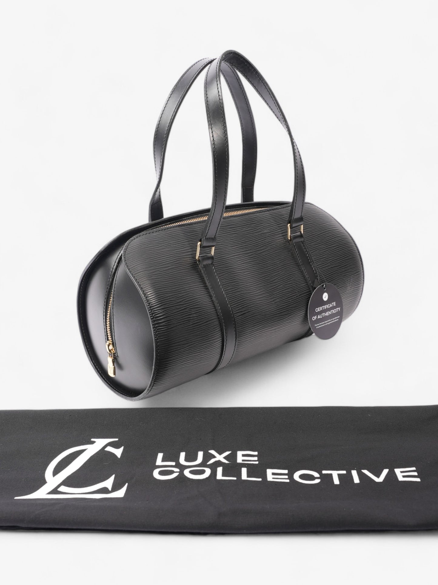 Louis Vuitton Soufflot Black Epi Leather