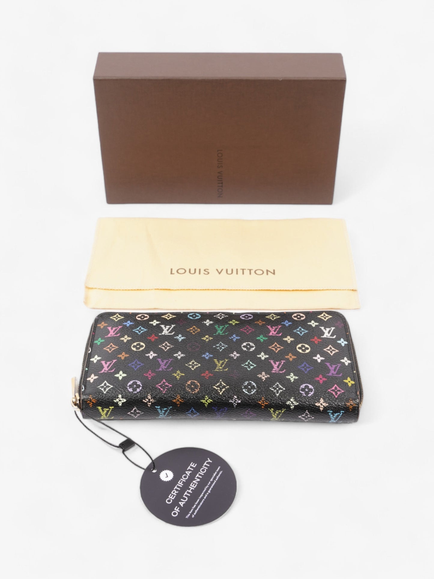 Louis Vuitton Zippy Wallet Multicoloured Monogram Coated Canvas