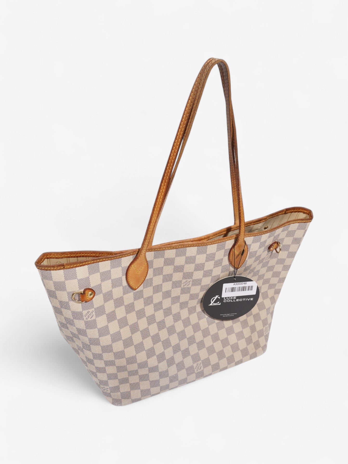 Louis Vuitton Neverfull Damier Azur Coated Canvas MM