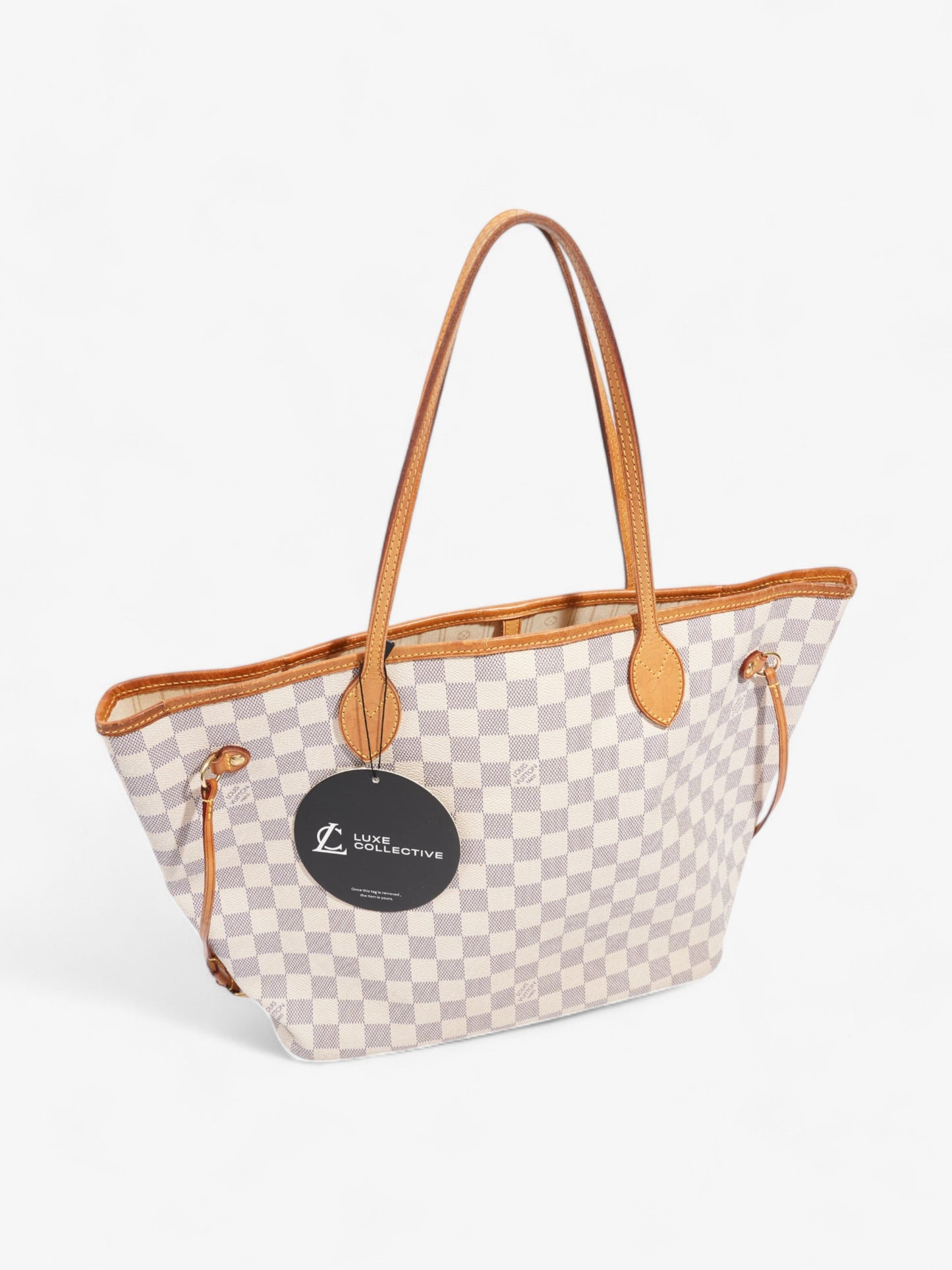 Louis Vuitton Neverfull Damier Azur Coated Canvas MM