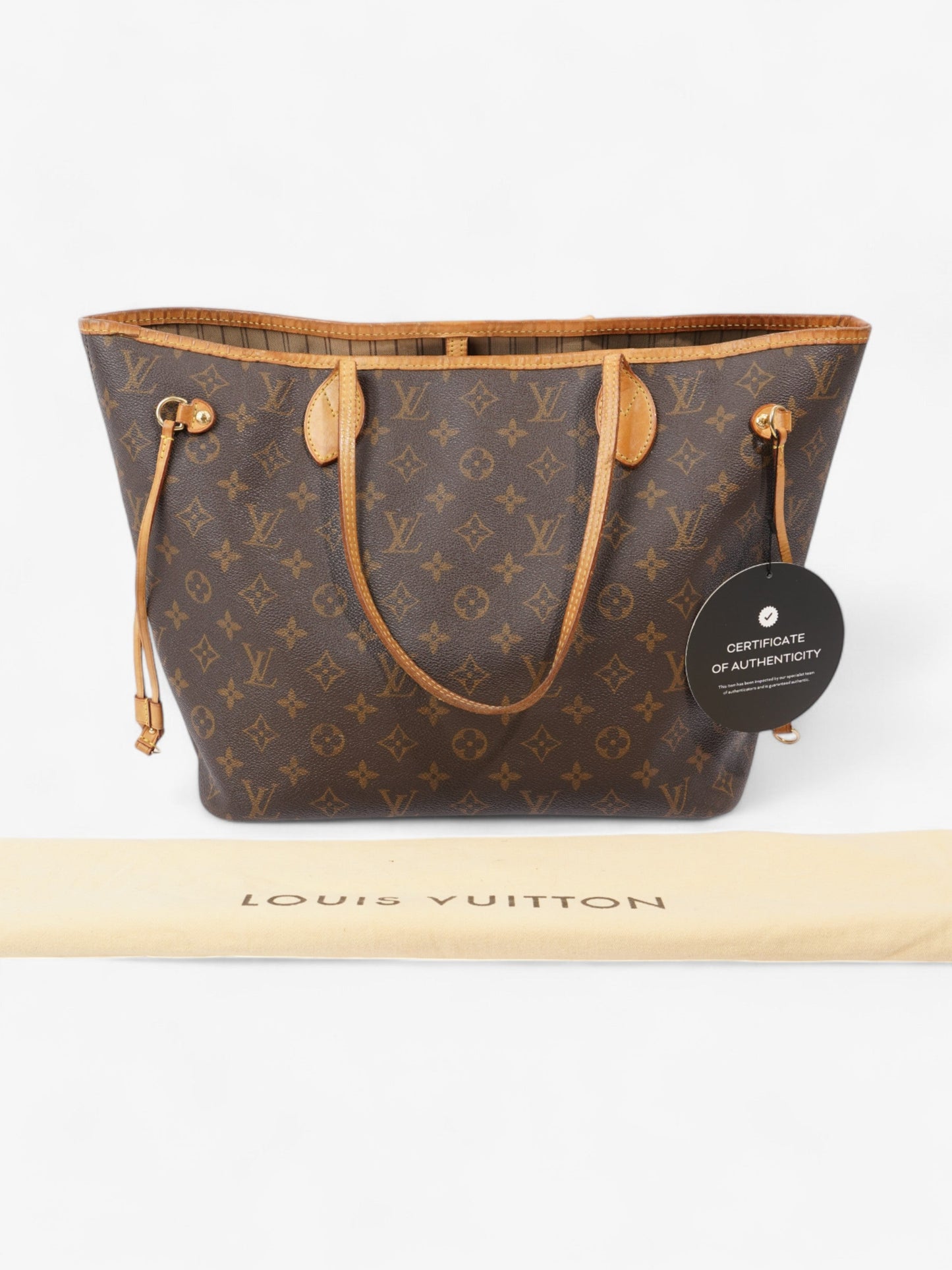 Louis Vuitton Neverfull Monogram Coated Canvas MM