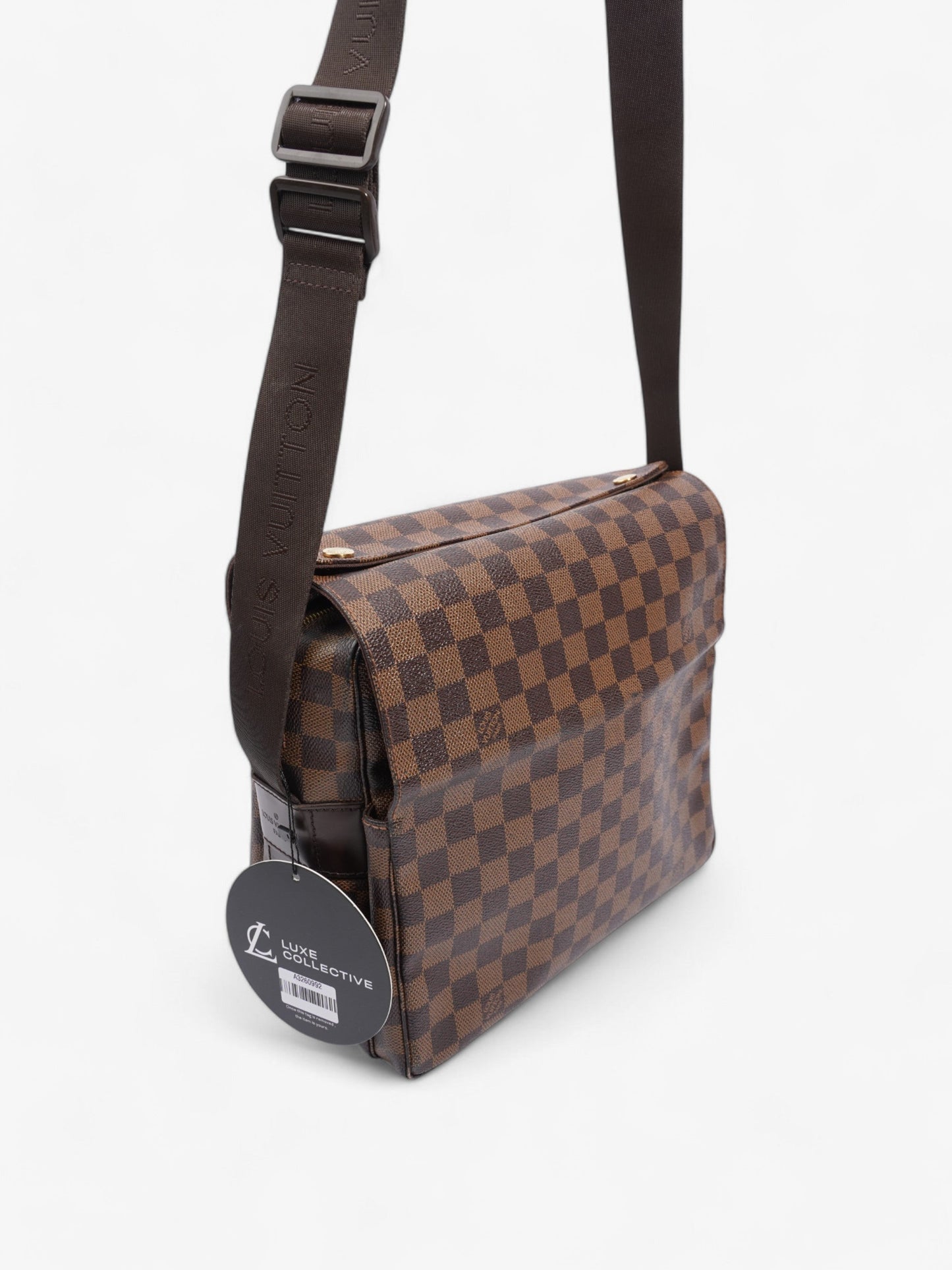 Louis Vuitton Naviglio Damier Ebene Coated Canvas