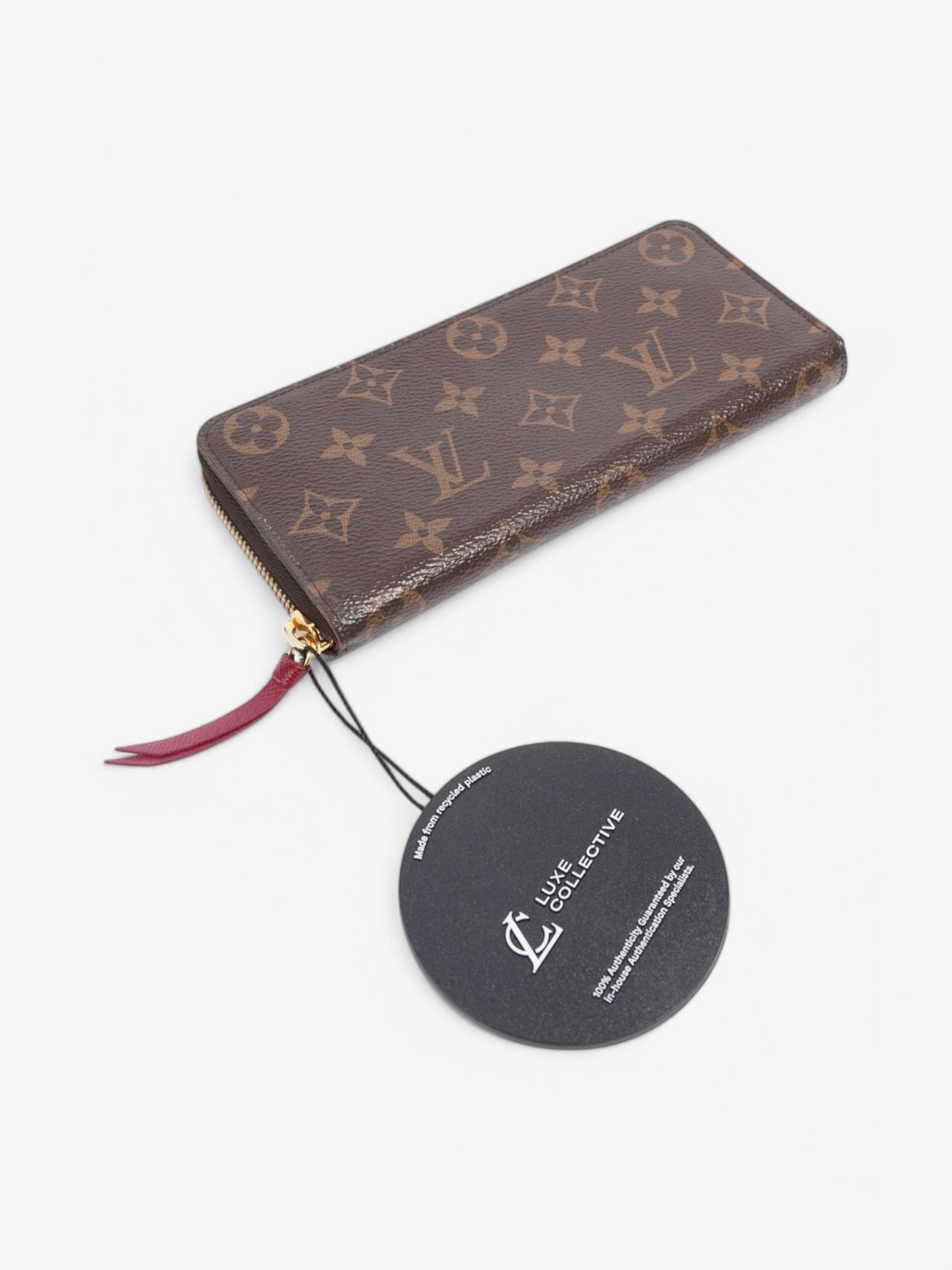 Louis Vuitton Clemence Wallet Monogram Coated Canvas