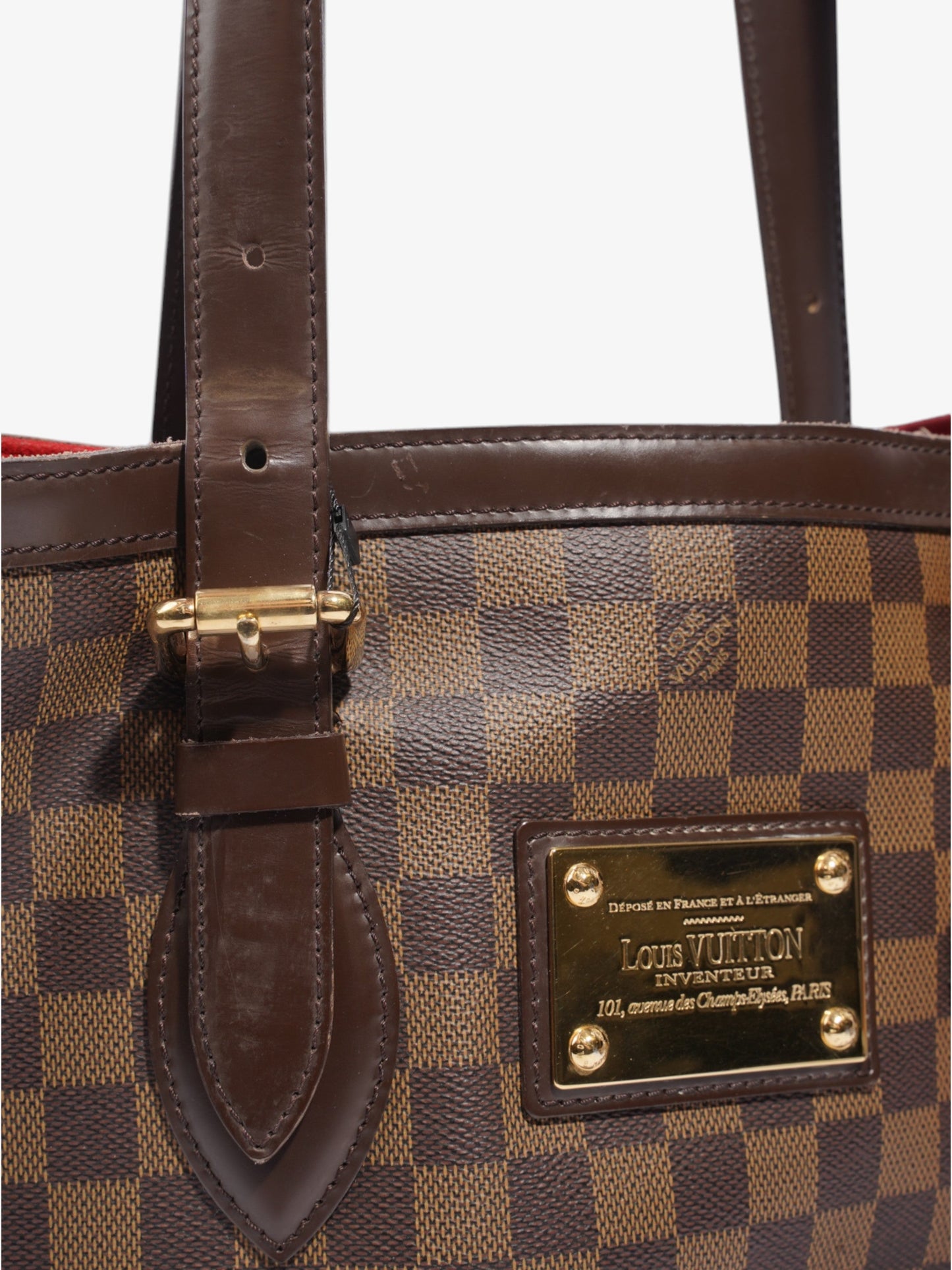 Louis Vuitton Damier Hampstead Damier Ebene Canvas GM