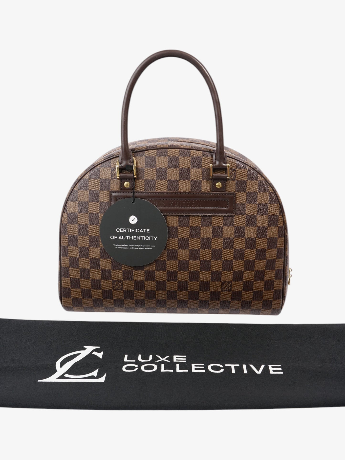 Louis Vuitton Nolita Damier Ebene Coated Canvas