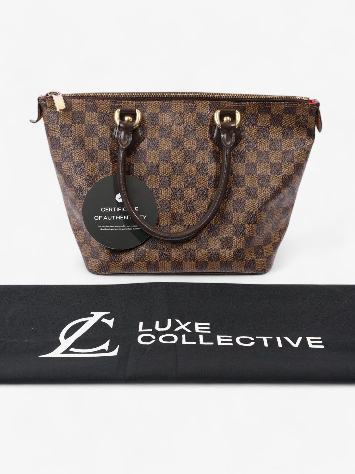 Louis Vuitton Saleya Damier Ebene Coated Canvas