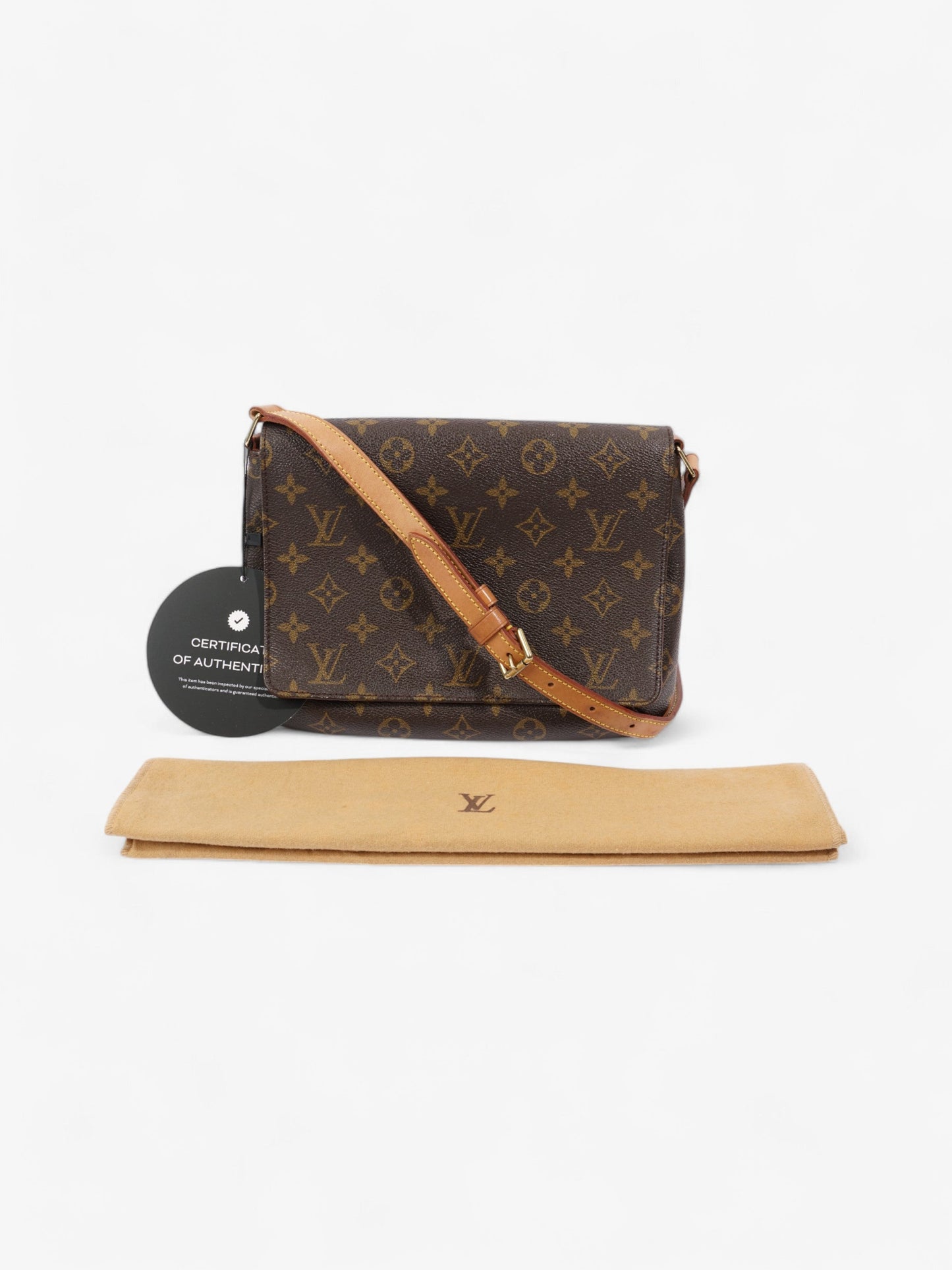 Louis Vuitton Musette Tango Monogram Coated Canvas