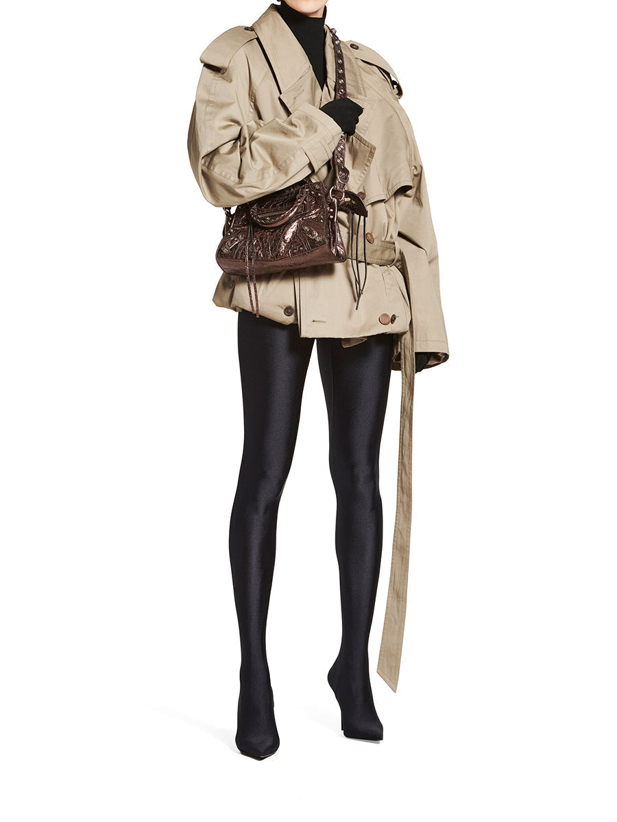 Neo Cagole XS Shoulder Bag in Metallized Bronze
