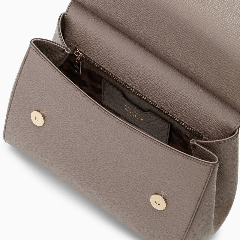 Dolce&Gabbana Large Mud Sicily Hand Bag Women