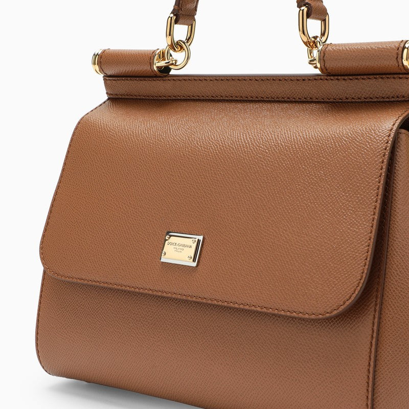 Dolce&Gabbana Large Caramel Sicily Hand Bag Women