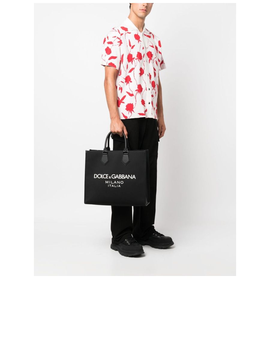 Large Logoembossed Tote Bag