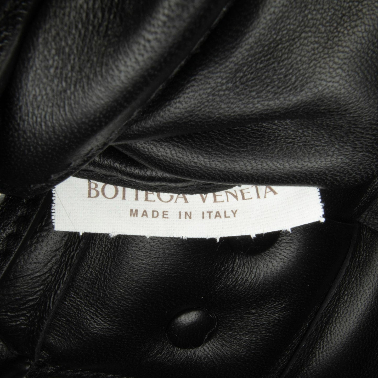 Bottega Veneta Calfskin Intrecciato Padded Chain Cassette Satchel (SHG-535Auh)