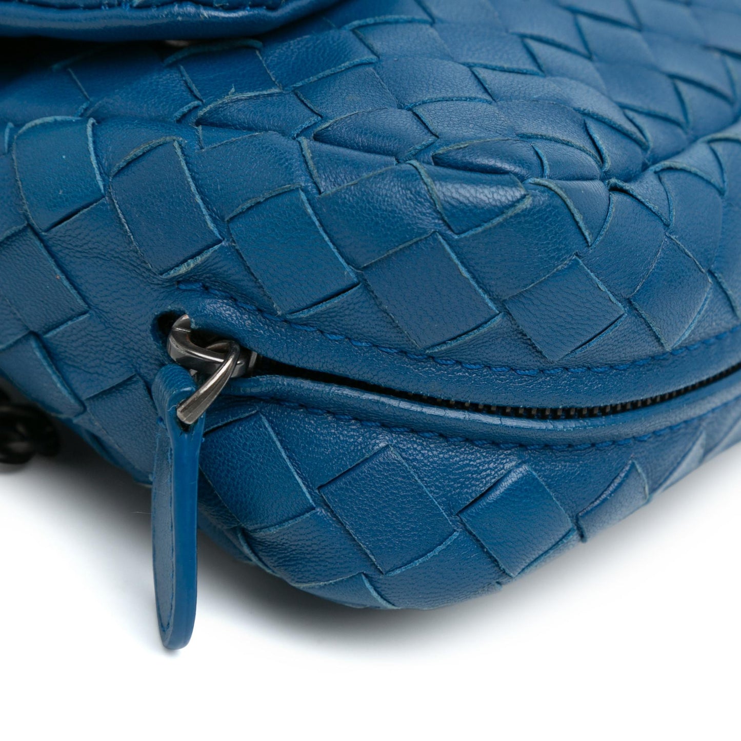 Bottega Veneta Intrecciato Chain Flap Crossbody (SHG-BqDFcj)