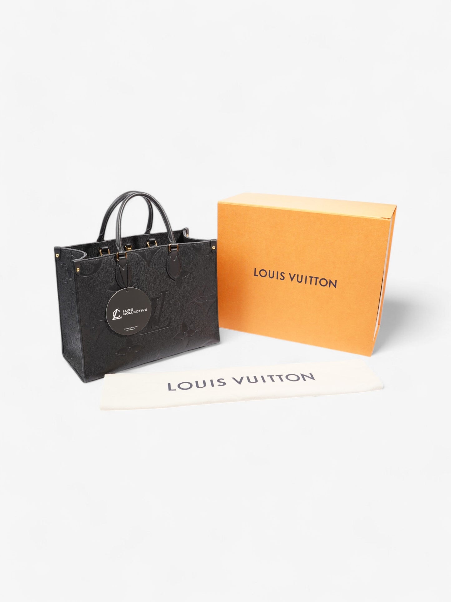 Louis Vuitton OnTheGo Monogram Empreinte / Black Empreinte Leather MM