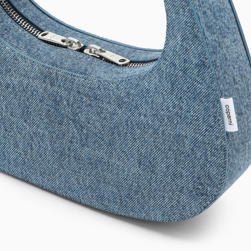 Coperni Baguette Swipe Bag In Denim Women