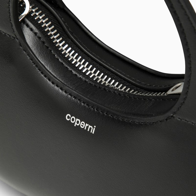 Coperni Micro Baguette Swipe Bag Black Leather Women