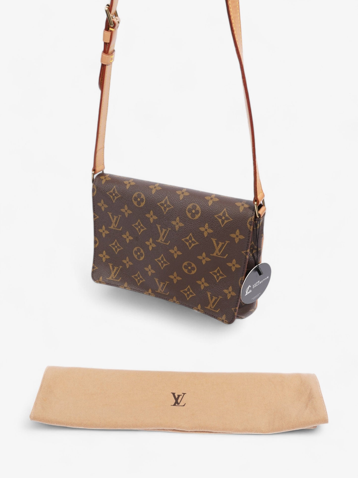 Louis Vuitton Musette Tango Monogram Coated Canvas