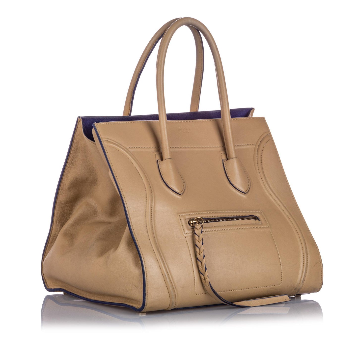 Celine Leather Phantom Luggage Tote (SHG-10584)