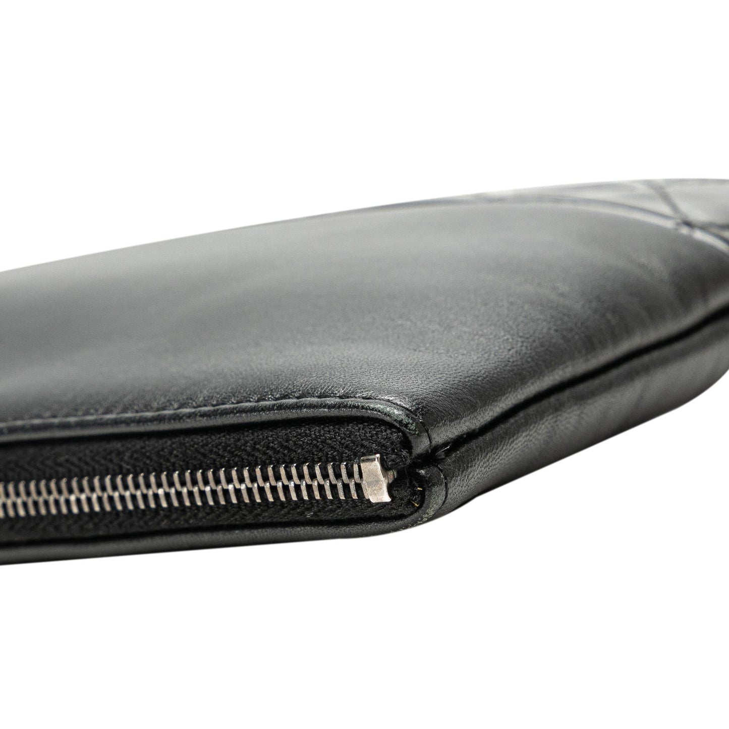 Chanel Lambskin and Quilted Patent O Case Clutch (SHG-nuBGKM)