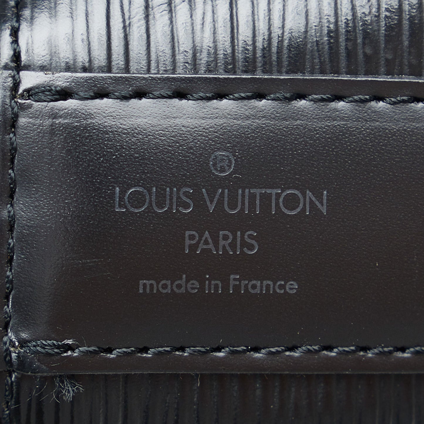 Louis Vuitton Sac D'epaule Black Epi