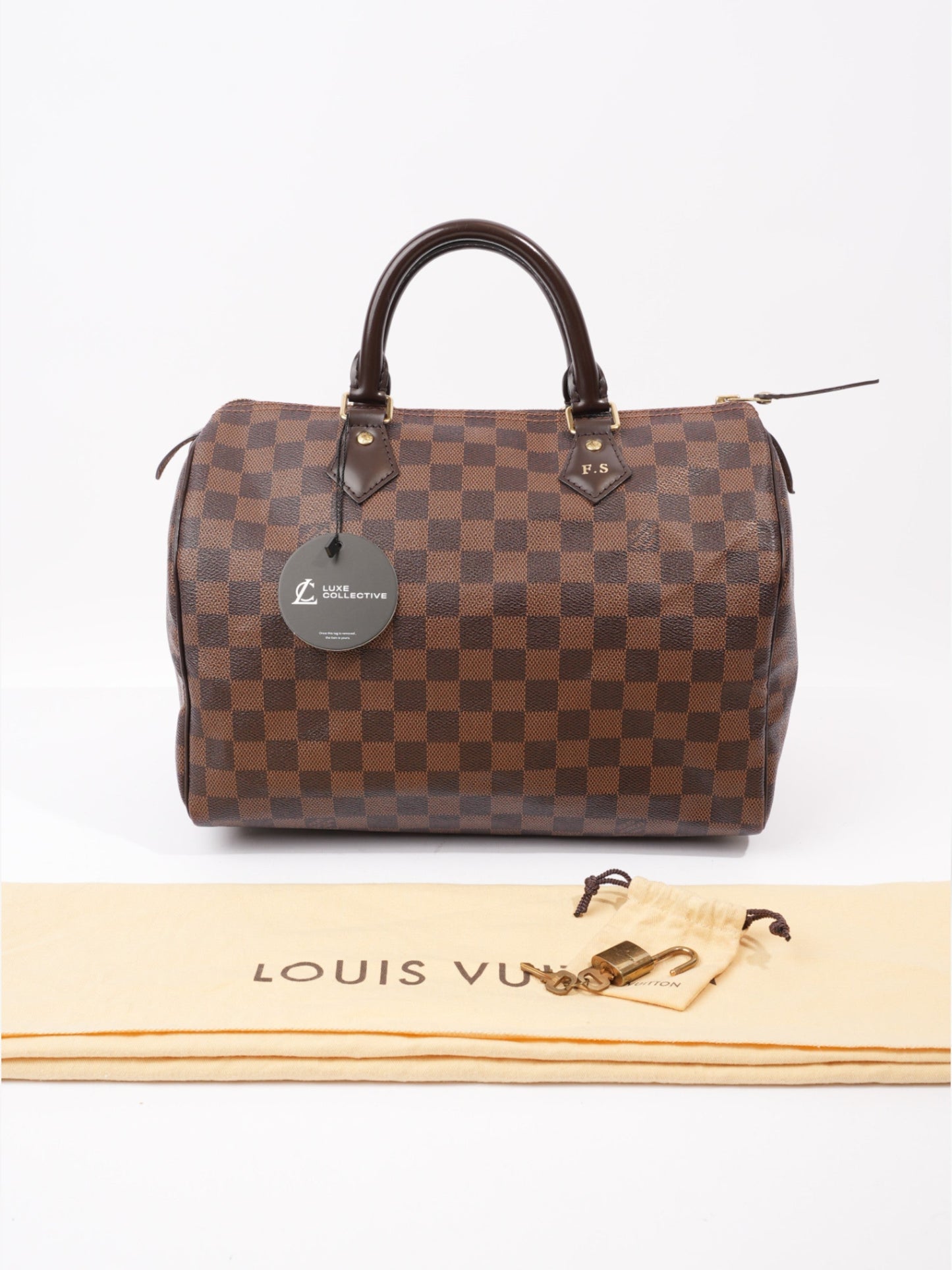 Louis Vuitton Speedy Damier Ebene Coated Canvas 30