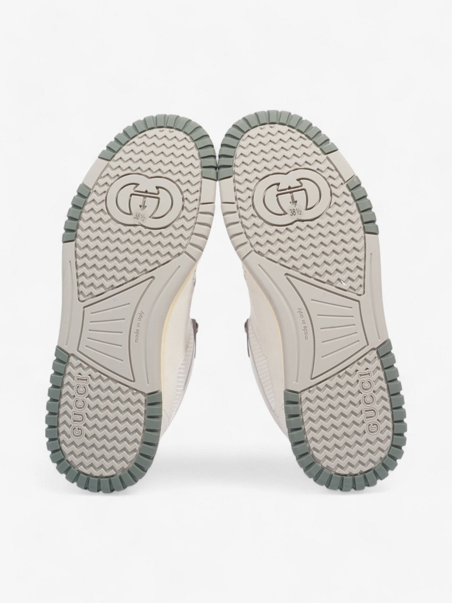 Gucci Distressed Low-tops Light Grey / Grey / White Leather EU 38.5 UK 5.5