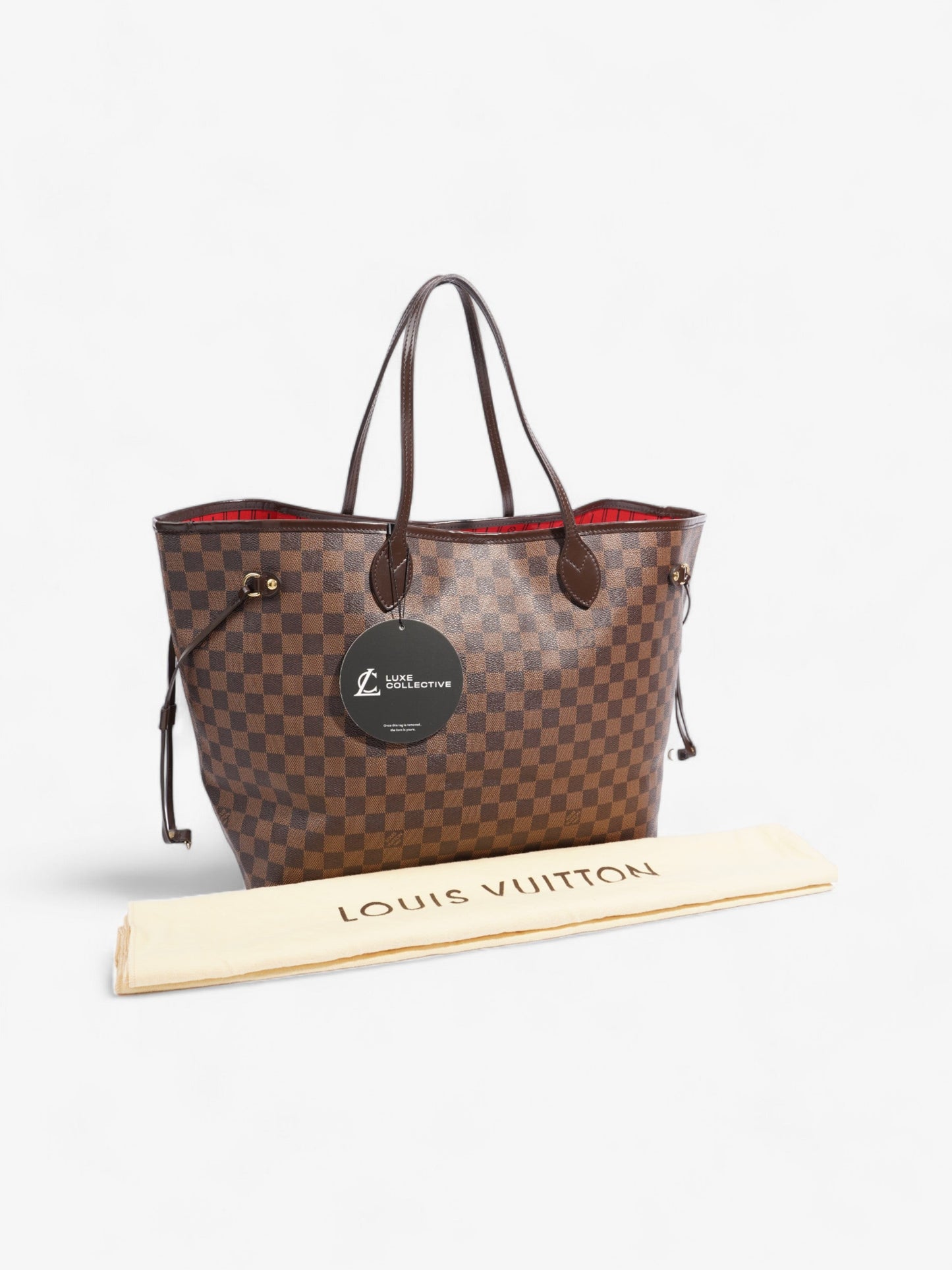 Louis Vuitton Neverfull GM Damier Ebene Coated Canvas