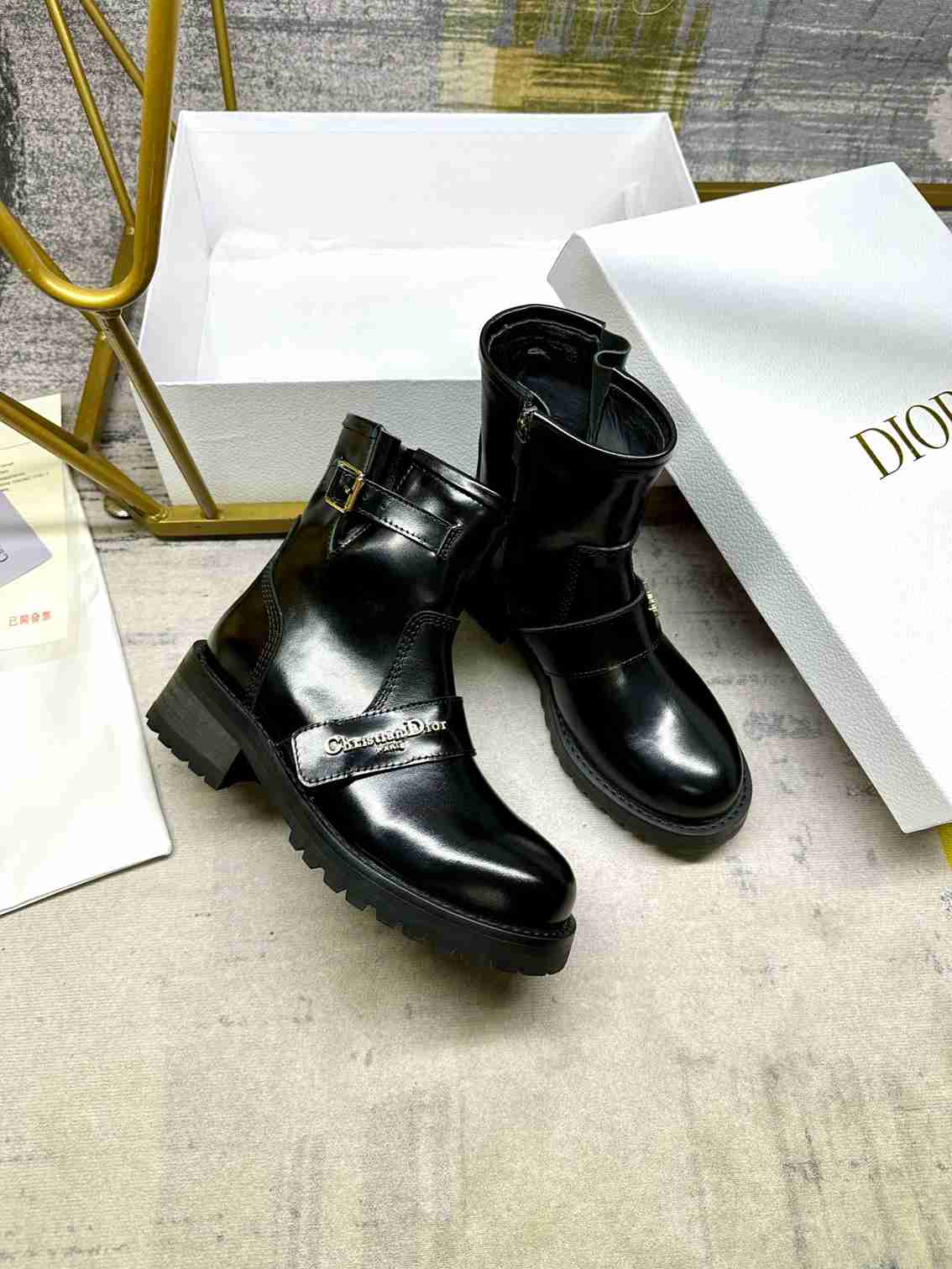 DD D QUEST ANKLE BOOT BLACK KDT070VEA S900