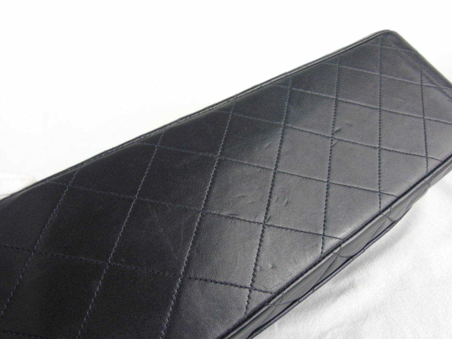 CHANEL Classic 'Jumbo XL' (Maxi) 2.55 Flap bag Black Leather - vintage