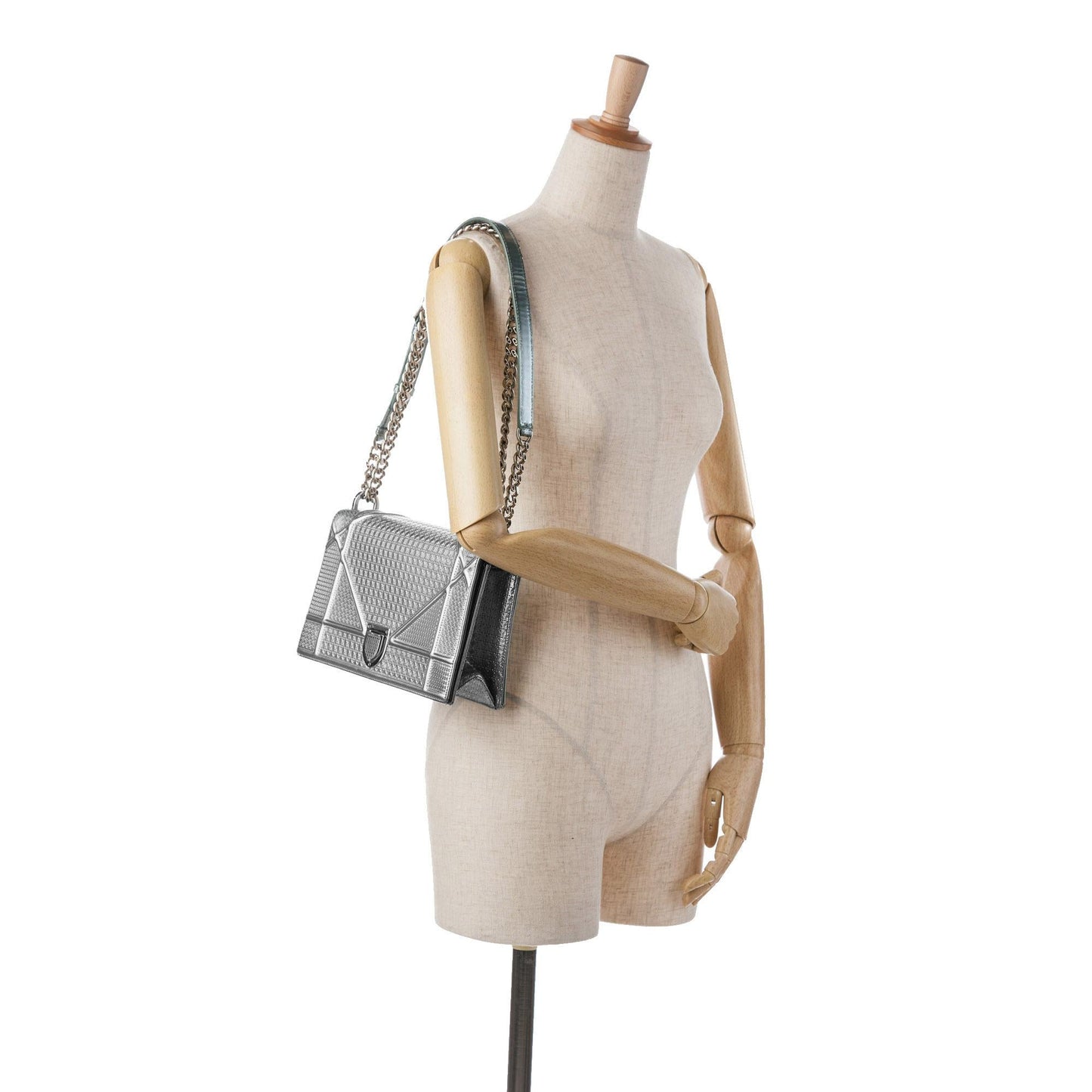 Dior Medium Patent Microcannage Diorama (SHG-2jd4YB)