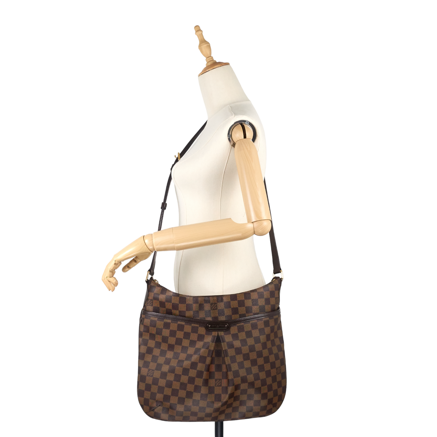 Louis Vuitto Bloomsbury GM Damier Ebene Canvas Bag