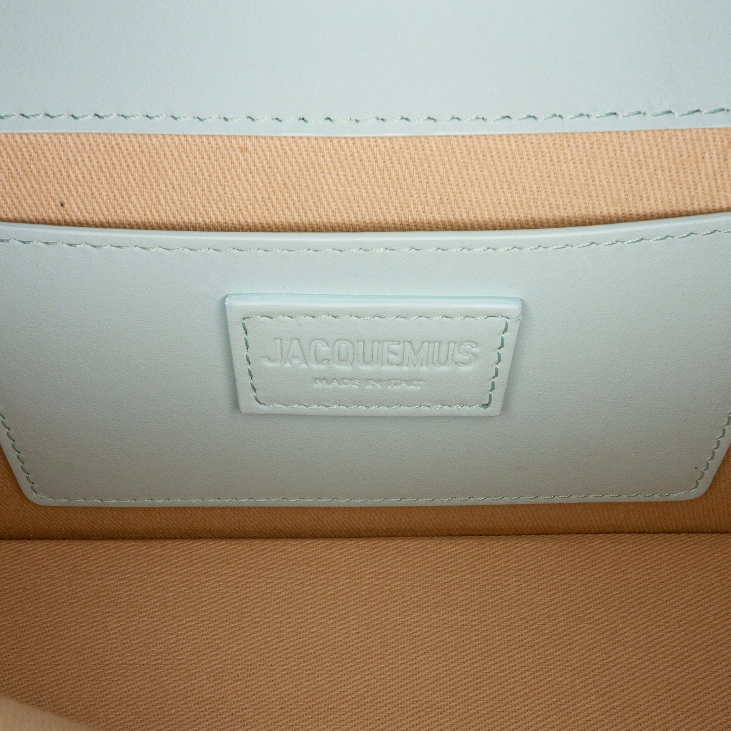 Jacquemus Le Bambino Long Light Blue Leather