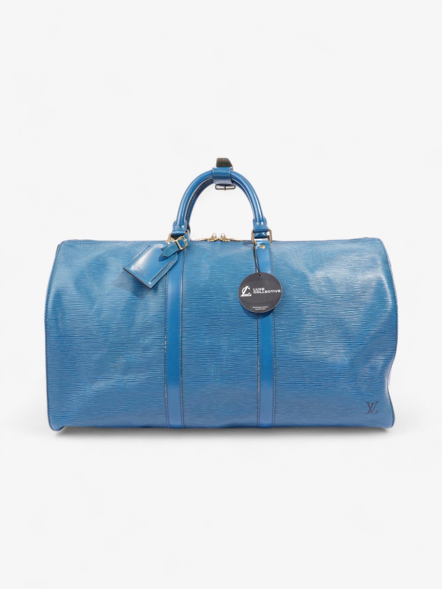Louis Vuitton Keepall Blue Epi Leather 50
