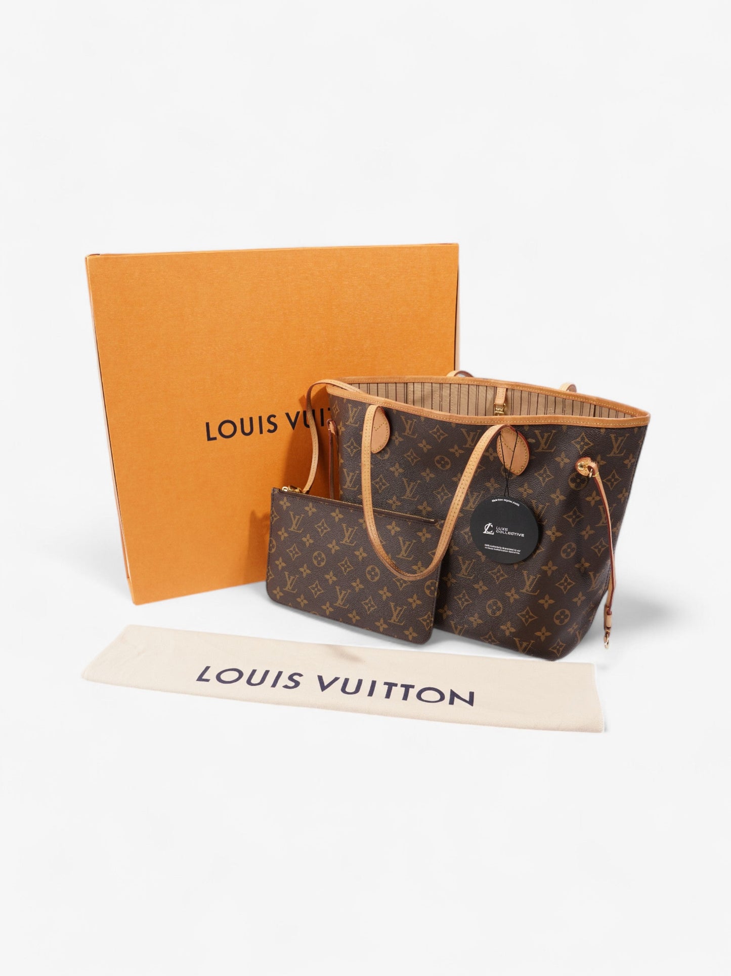 Louis Vuitton Neverfull Monogram Coated Canvas MM