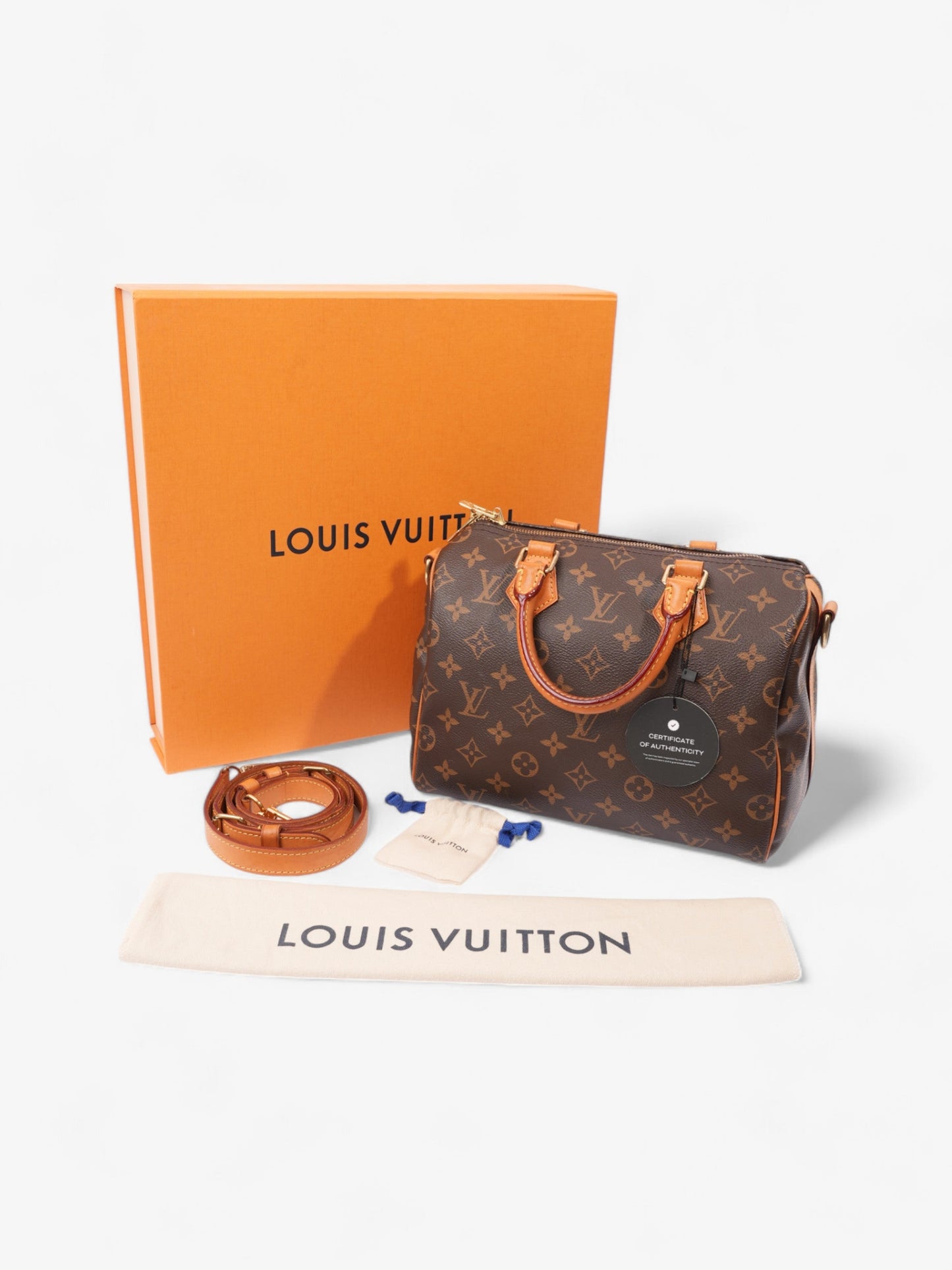 Louis Vuitton Speedy Bandouli猫re Monogram Coated Canvas 25