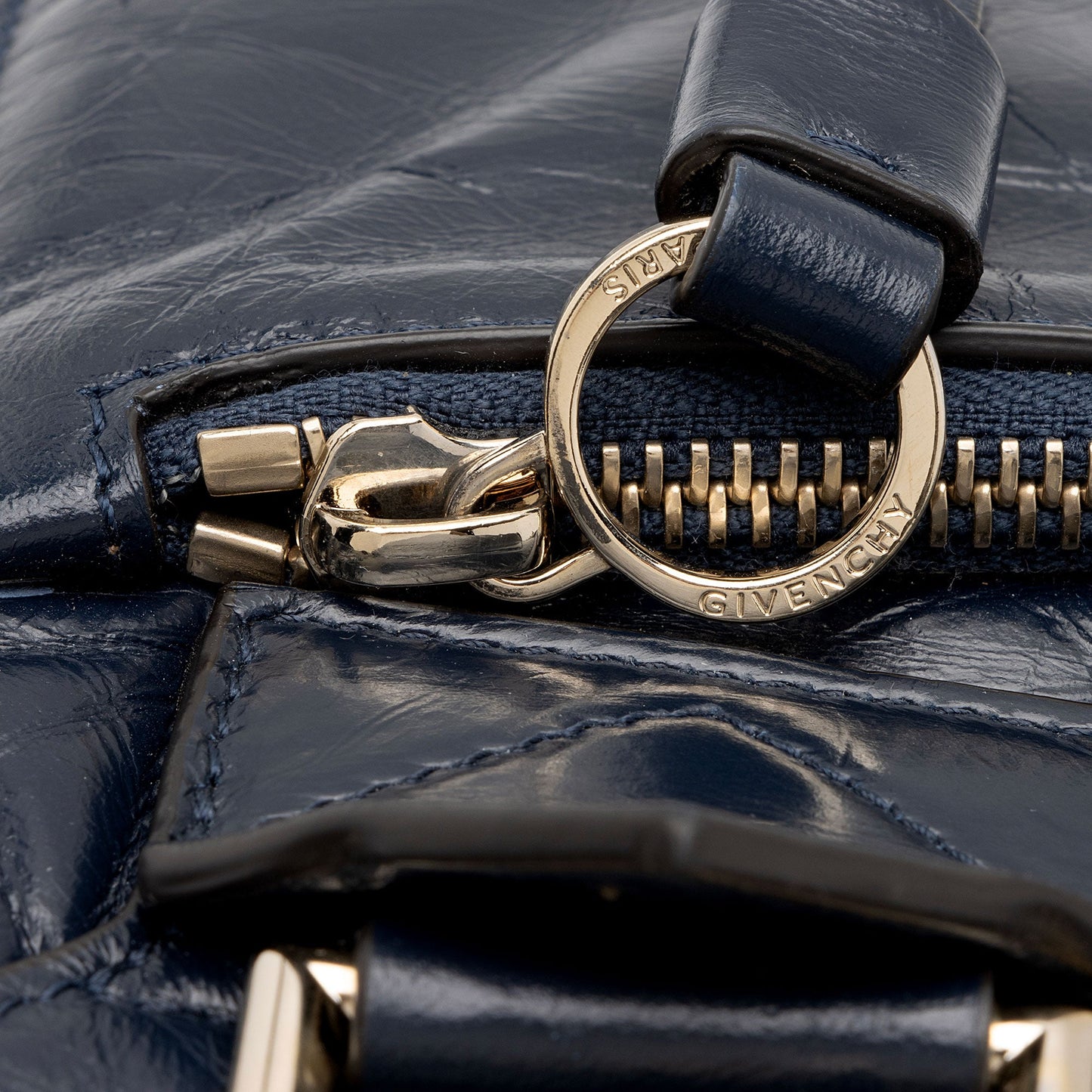 Givenchy Crinkled Patent Leather ID Medium Flap Bag (SHF-ElRXOM)